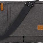 Estarer Messenger Bags for Men Women,13-14 Inch Laptop Water Resistant Shoulder Crossbody Bookbag Canvas Satchel
